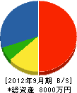 誠光無線工業 貸借対照表 2012年9月期