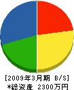 小川建設工業 貸借対照表 2009年3月期