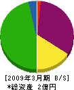 佐蔵 貸借対照表 2009年3月期
