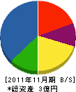 野口商会 貸借対照表 2011年11月期