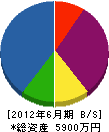 武井土建 貸借対照表 2012年6月期
