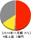 松阪設備工業 損益計算書 2010年11月期