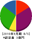 安東工業所 貸借対照表 2010年9月期