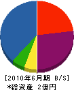 稲垣電気工事 貸借対照表 2010年6月期