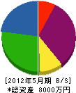 長谷川電製工 貸借対照表 2012年5月期