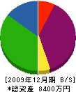マルイシ産業 貸借対照表 2009年12月期
