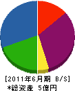 西日本グリーンメンテナンス 貸借対照表 2011年6月期