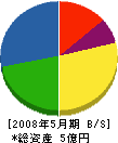 田中造園 貸借対照表 2008年5月期