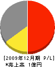 大川内塗装工業 損益計算書 2009年12月期