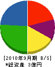 佐藤塗工 貸借対照表 2010年9月期