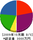 寺尾建設 貸借対照表 2009年10月期