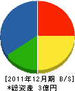 竹村綜合建設 貸借対照表 2011年12月期