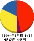 藤光建設 貸借対照表 2008年9月期