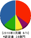 昭電テックス 貸借対照表 2010年3月期
