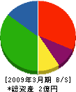 京葉工業 貸借対照表 2009年3月期