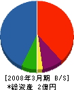 新崎技建 貸借対照表 2008年3月期