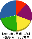 菱川造園土木 貸借対照表 2010年6月期