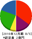遠藤砂利 貸借対照表 2010年12月期