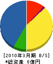 テクス福島 貸借対照表 2010年3月期