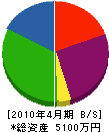 大桃塗装店 貸借対照表 2010年4月期