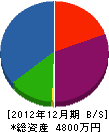 春洋 貸借対照表 2012年12月期