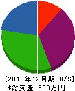 川崎建築 貸借対照表 2010年12月期