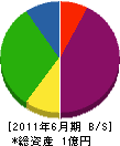 小澤造園 貸借対照表 2011年6月期