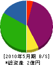 昭和測量設計事務所 貸借対照表 2010年5月期