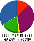 コナン開発 貸借対照表 2011年3月期