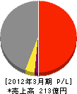東朋テクノロジー 損益計算書 2012年3月期