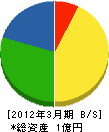 丸山鐵工 貸借対照表 2012年3月期