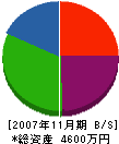 藤元工務店 貸借対照表 2007年11月期