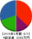 花泉工業 貸借対照表 2010年3月期
