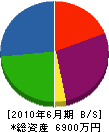 山田園芸 貸借対照表 2010年6月期