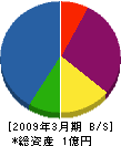 昭栄工業 貸借対照表 2009年3月期