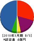 谷澤商会 貸借対照表 2010年3月期