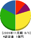 柳田建設 貸借対照表 2009年11月期