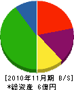 桐生工務店 貸借対照表 2010年11月期