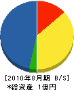 昭和建設 貸借対照表 2010年8月期