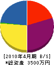 細井電機商会 貸借対照表 2010年4月期