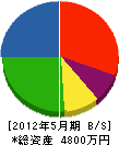 伊藤建設 貸借対照表 2012年5月期