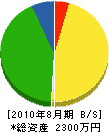 弘栄開発 貸借対照表 2010年8月期