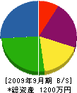 寿緑地建工 貸借対照表 2009年9月期