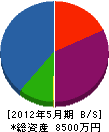 佐藤設備 貸借対照表 2012年5月期