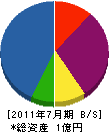 ヒライ 貸借対照表 2011年7月期