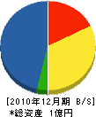 成田園芸 貸借対照表 2010年12月期