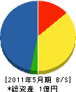 豊島建産 貸借対照表 2011年5月期