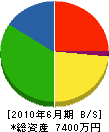 ＊澤設備工業 貸借対照表 2010年6月期