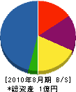 小塚建設 貸借対照表 2010年8月期
