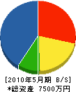 小林でんき 貸借対照表 2010年5月期